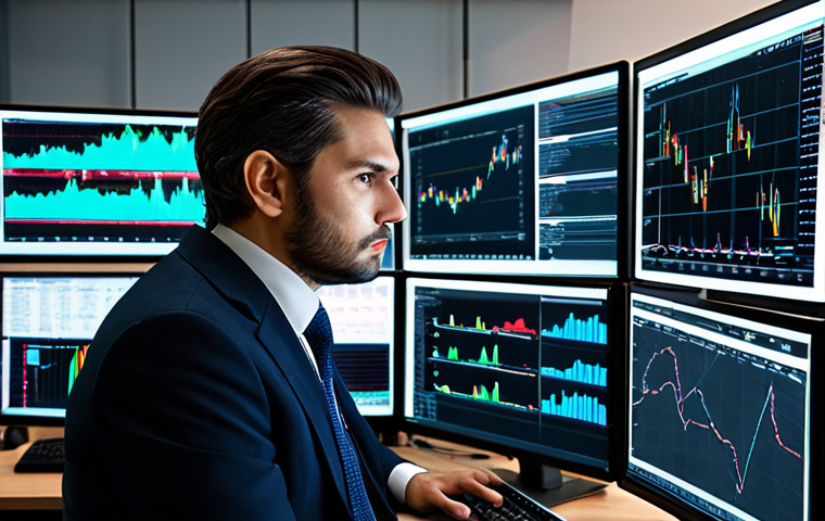 외환관리사 실무 역량 키우는 방법 - Simulation & Analysis**
"A professional currency trader in a modern office setting, reviewing simul...