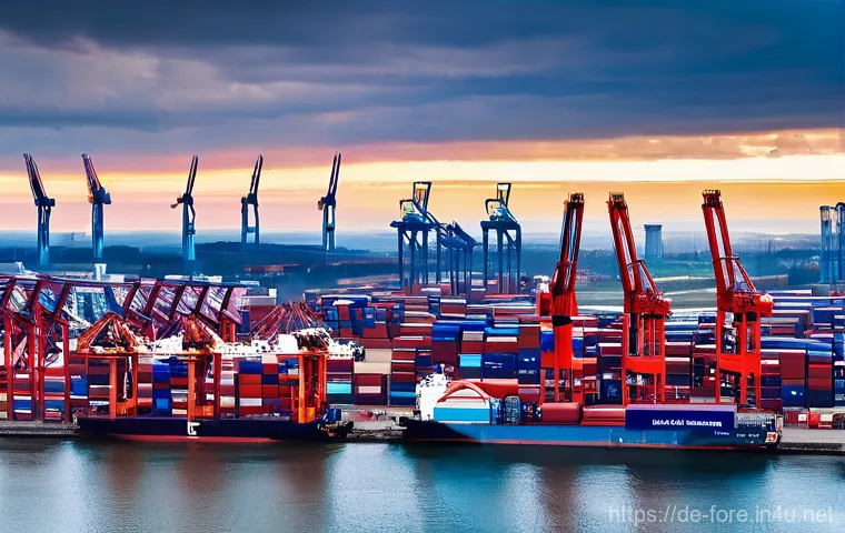 외환관리사와 외환 관리 사례 연구 분석 - **Prompt 1: The Pulse of the Euro &ndash; German Exports and Imports**
    "A vibrant, high-angle shot of ...
