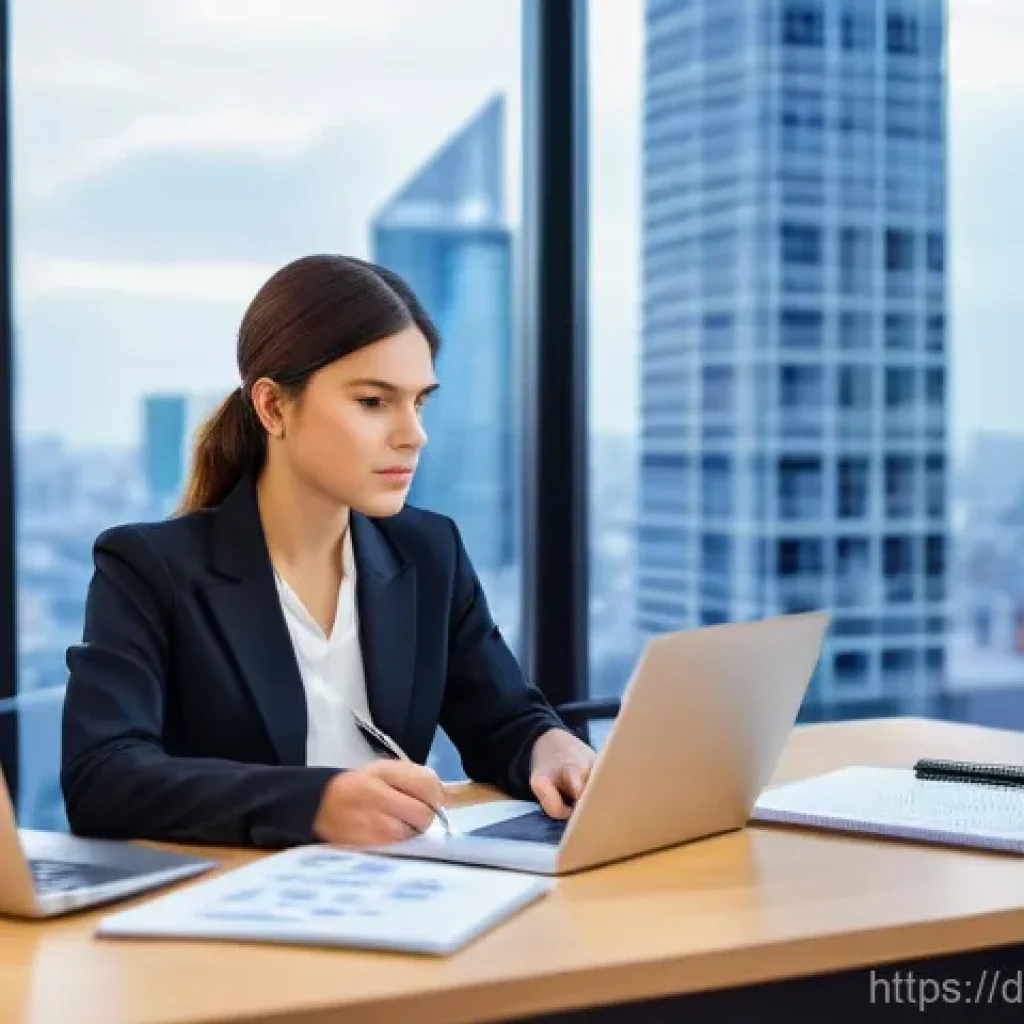외환관리사 연봉 협상 노하우 - **Prompt 1: Market Value Assessment**
    "A confident and analytical female finance professional in...