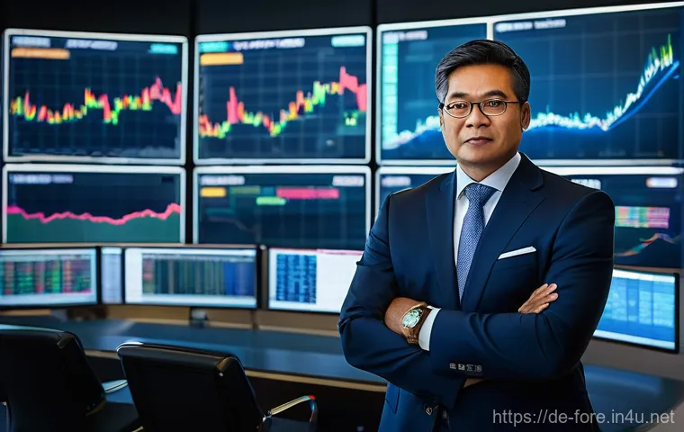 외환관리사 자격증 가치 분석 - **Prompt:** A highly skilled financial expert, dressed in a sharp business suit, stands confidently ...