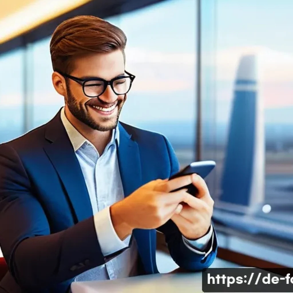 외환관리사와 해외 출장 팁 - **Prompt 1: Effortless Digital Expense Management**
"A professional, diverse business traveler, ...